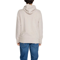 Calvin Klein Jeans Beige Recycled Cotton Hoody - IT54 | XXL