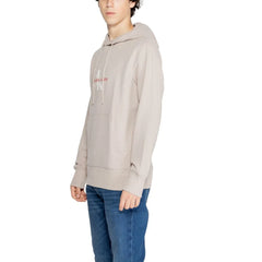 Calvin Klein Jeans Beige Recycled Cotton Hoody - IT54 | XXL