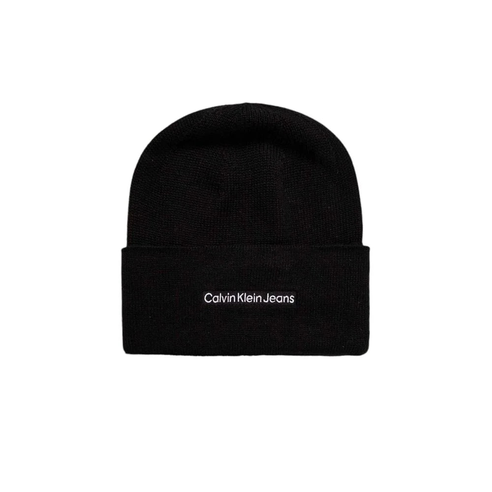 Calvin Klein Jeans Black Cotton Caps Baseball Hat - UNI