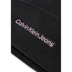 Calvin Klein Jeans Black Cotton Caps Baseball Hat - UNI