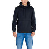 Calvin Klein Jeans Black Cotton Hoody - IT48 | L