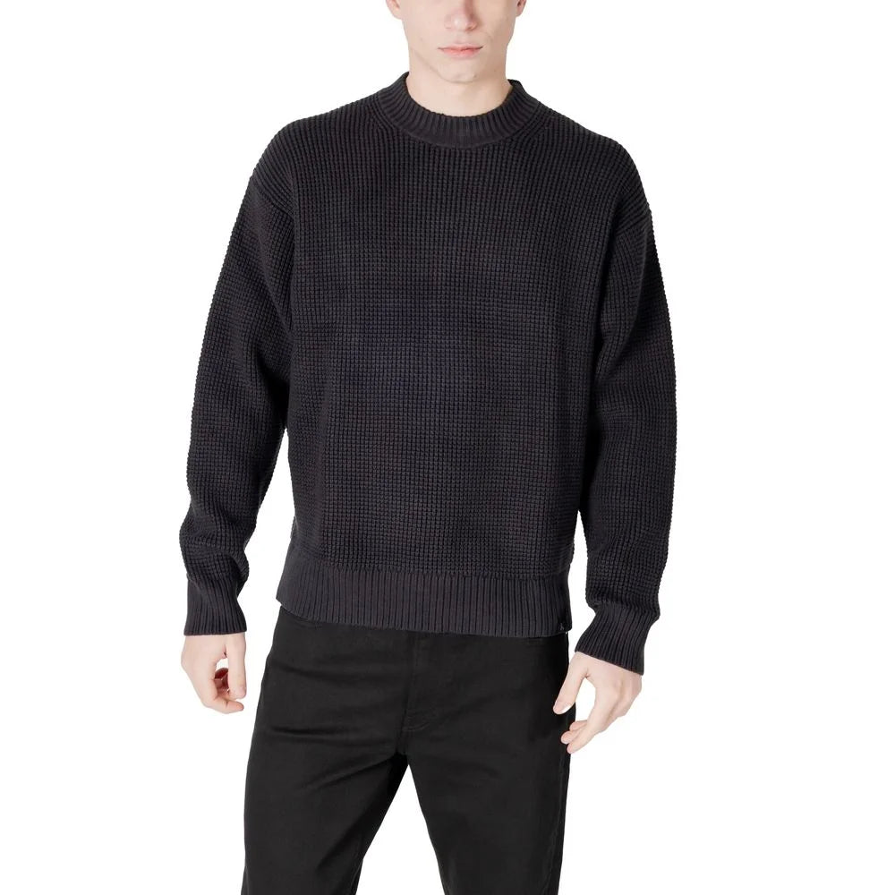 Calvin Klein Jeans Black Organic Cotton Sweater - IT52 | XL
