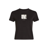 Calvin Klein Jeans Black Recycled Cotton T-Shirt - IT38|XS