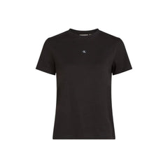 Calvin Klein Jeans Black Recycled Cotton T-Shirt - IT38|XS