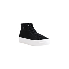 Calvin Klein Jeans Black Suede Leather Sneaker