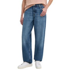 Calvin Klein Jeans Blue Cotton Mom Jean