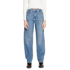 Calvin Klein Jeans Blue Cotton Relaxed Fit Jean