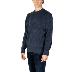 Calvin Klein Jeans Blue Cotton Sweater - IT54 | XXL