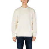 Calvin Klein Jeans Cream Cotton Sweater - IT52 | XL