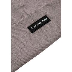 Calvin Klein Jeans Gray Recycled Polyester Caps Baseball Hat - UNI