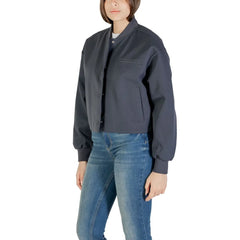 Calvin Klein Jeans Gray Recycled Polyester Jackets & Coat - IT40|S