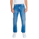 Calvin Klein Jeans Light Blue Cotton Relaxed Fit Jean - W33 | L32