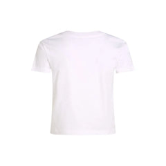 Calvin Klein Jeans White Recycled Cotton T-Shirt - IT38|XS