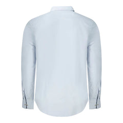 Calvin Klein Light Blue Cotton Men Shirt - S - Shirts