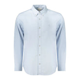 Calvin Klein Light Blue Cotton Men Shirt - S - Shirts