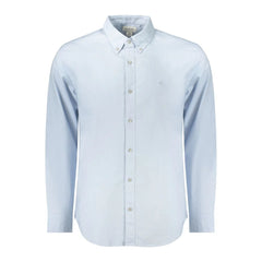 Calvin Klein Light Blue Cotton Men Shirt - S - Shirts