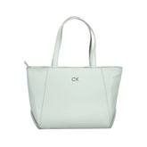 Calvin Klein Light Blue Polyethylene Women Handbag - Shopper Bags