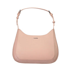 Calvin Klein Pink Polyester Handbag - Half-Moon Bags