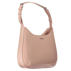 Calvin Klein Pink Polyester Handbag - Half-Moon Bags