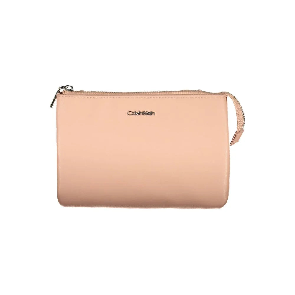 Calvin Klein Pink Polyester Women Handbag - Shoulder Bags