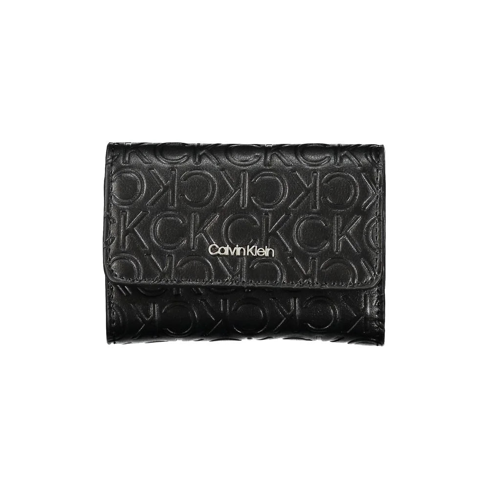 Calvin Klein Sleek Black Double-Compartment Wallet - Wallets