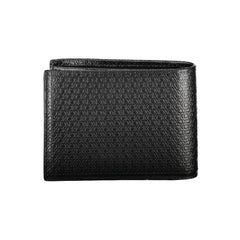Calvin Klein Sleek Black Leather Bifold Wallet with RFID Block - Wallets