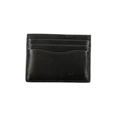 Calvin Klein Sleek Black Leather Card Holder - Card Cases