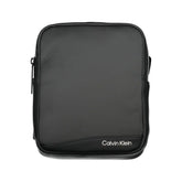 Calvin Klein Sleek Black Recycled Polyester Shoulder Bag - Shoulder Bags
