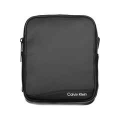 Calvin Klein Sleek Black Recycled Polyester Shoulder Bag - Shoulder Bags