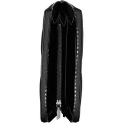 Calvin Klein Sleek Black RFID Blocking Wallet with Logo - Wallets