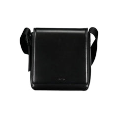 Calvin Klein Sleek Black Shoulder Bag with Logo Detail - Cross Body Bags