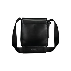 Calvin Klein Sleek Black Shoulder Bag with Logo Detail - Cross Body Bags