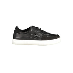 Calvin Klein Sleek Black Sports Sneakers with Contrast Details - Sneakers