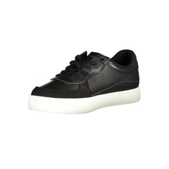 Calvin Klein Sleek Black Sports Sneakers with Contrast Details - Sneakers