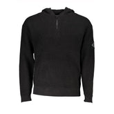 Calvin Klein Sleek Cotton Hooded Sweater with Logo Detail - Hoodies