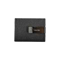Calvin Klein Sleek Leather Card Holder with Money Clip - Card Cases