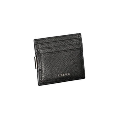 Calvin Klein Sleek Leather Card Holder with Money Clip - Card Cases