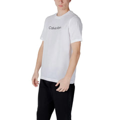 Calvin Klein Sport White Cotton T-Shirt - IT52 | XL - T-Shirts