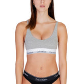 Calvin Klein Underwear Gray Cotton Bra - IT38|XS