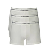 Calvin Klein White Cotton Men Boxer - XXL - Boxer Shorts
