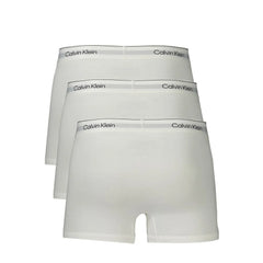Calvin Klein White Cotton Men Boxer - XXL - Boxer Shorts