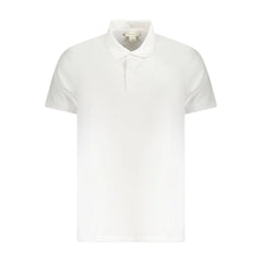 Calvin Klein White Cotton Men Polo Shirt - Polos