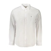Calvin Klein White Cotton Men Shirt