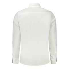 Calvin Klein White Cotton Men Shirt