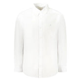 Calvin Klein White Cotton Men Shirt - S - Shirts