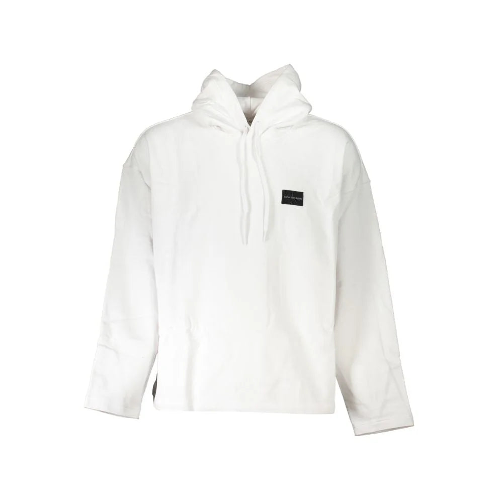 Calvin Klein White Cotton Men Sweater