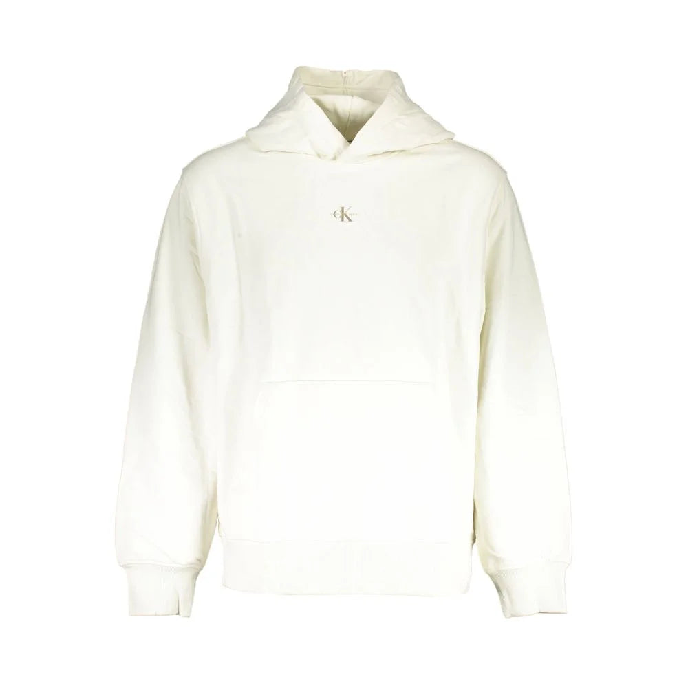 Calvin Klein White Cotton Men Sweater - Hoodies