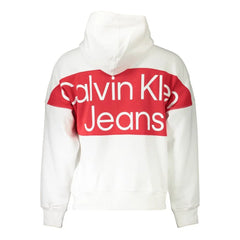 Calvin Klein White Cotton Men Sweater - L - Sweatshirts