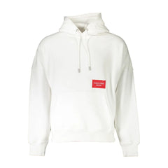 Calvin Klein White Cotton Men Sweater - L - Sweatshirts