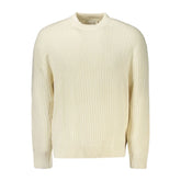 Calvin Klein White Cotton Men Sweater - S